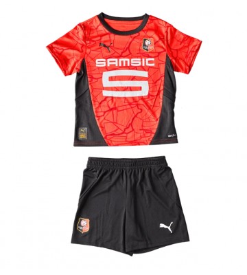 Stade Rennais Hemmakläder Barn 2024-25 Kortärmad (+ Korta byxor)